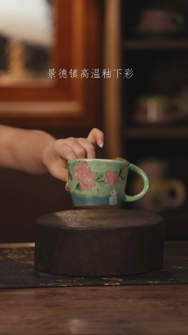 陶瓷景德镇高温釉下手绘陶瓷253