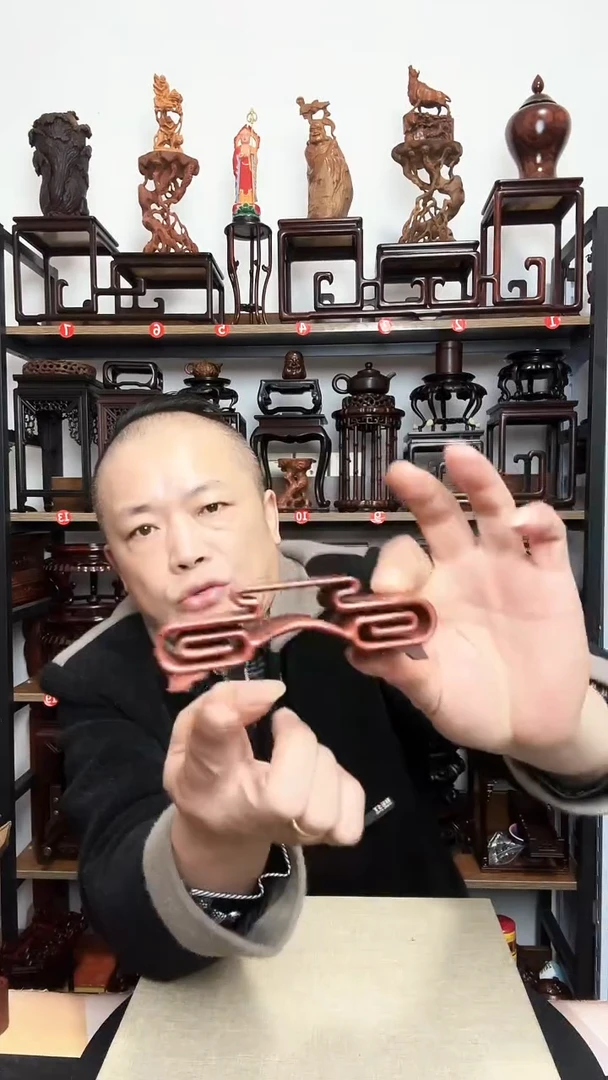紫砂底座木长11.5