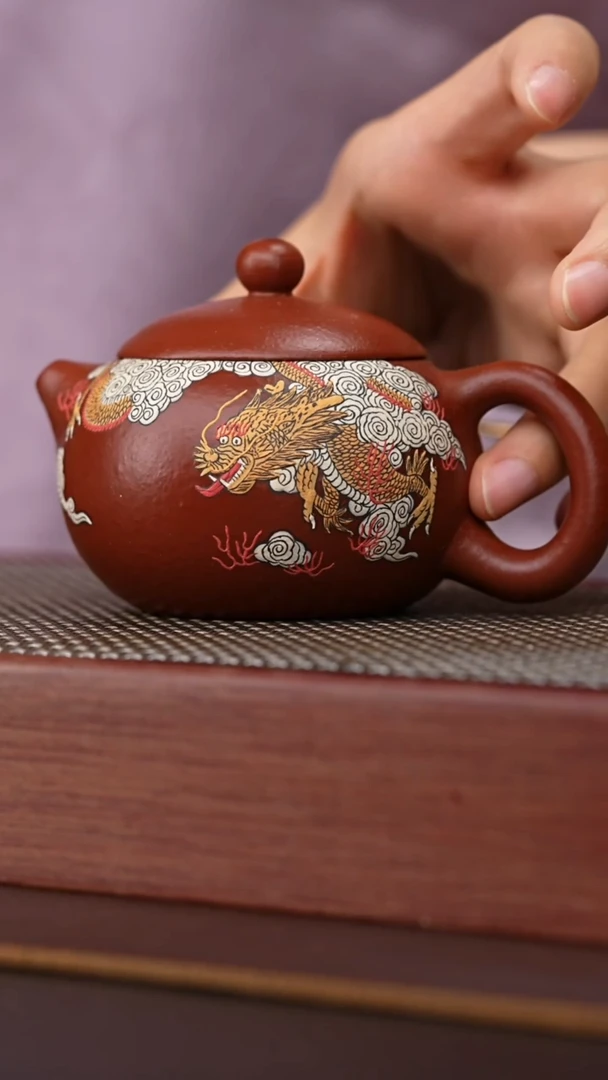 茶壶紫砂071国企品牌宜兴紫砂溯源御皇窑专场龙