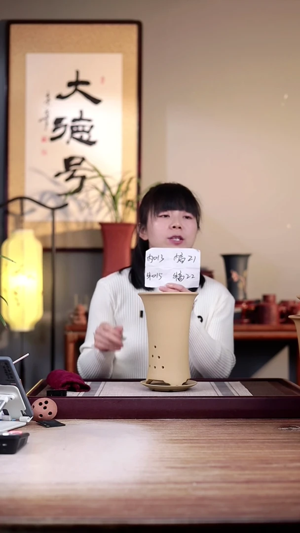 【闪购商品】紫砂花盆新款紫泥刻绘竹子圆盆一只不介意带色差托盘