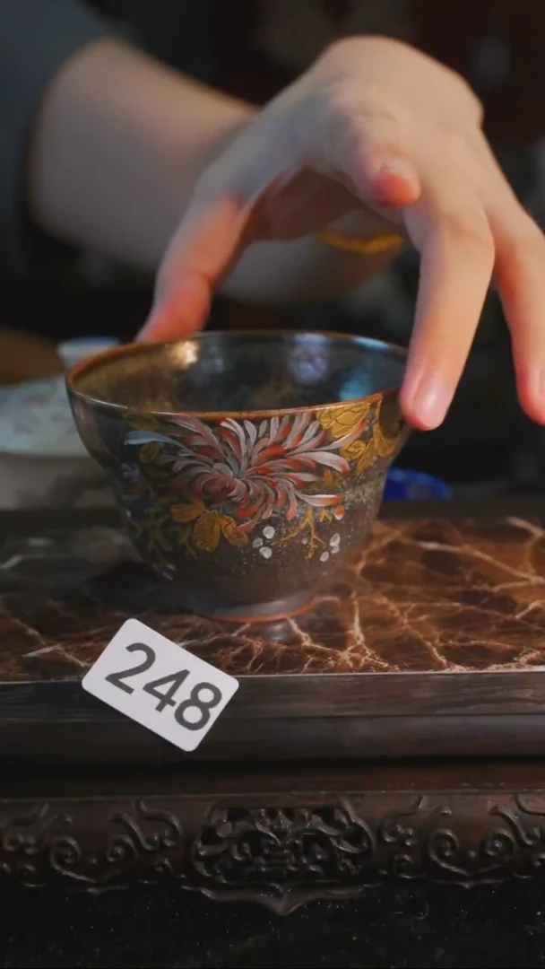 杯子等烟雨陶瓷手作主人杯248