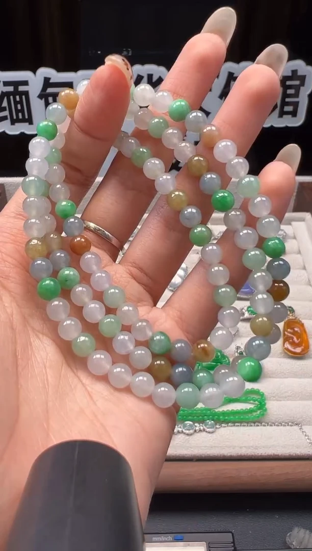 未镶嵌手串翡翠 缅甸珠宝严选