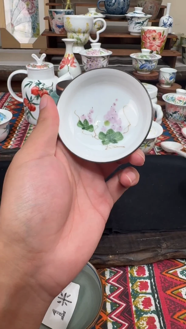 瓷片陶瓷景德镇高温陶瓷福利开炸