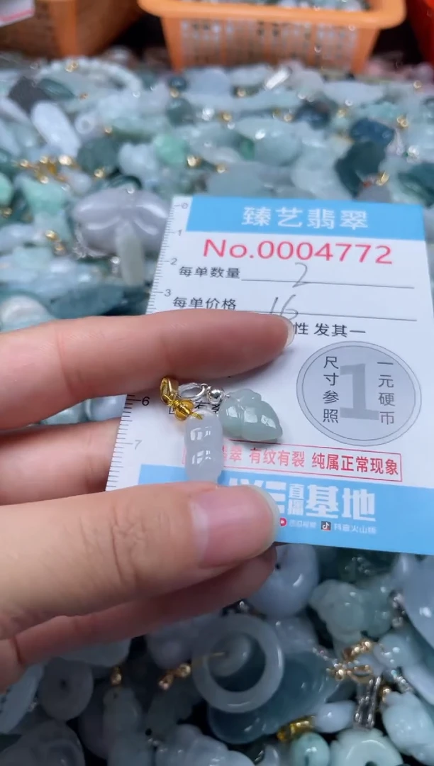 颈饰未镶嵌翡翠4772