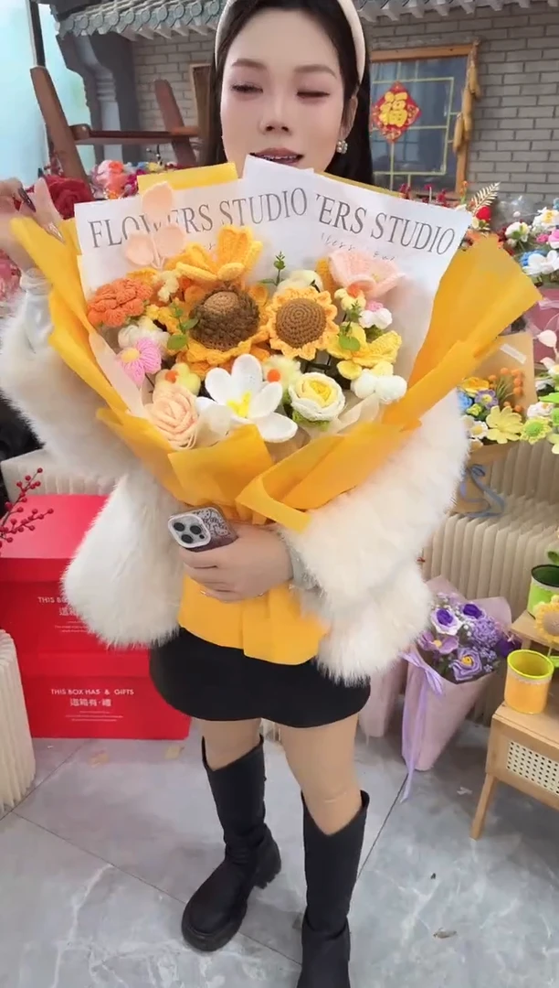 非遗手工定制花束，孤品清仓！