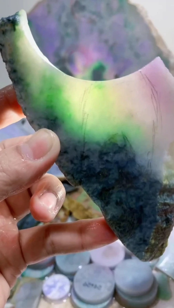 裸石翡翠0蒙0翡翠珠宝556