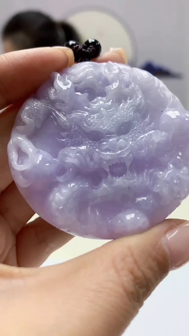 【闪购商品】定制翡翠未镶嵌4902ms-毛货167龙牌