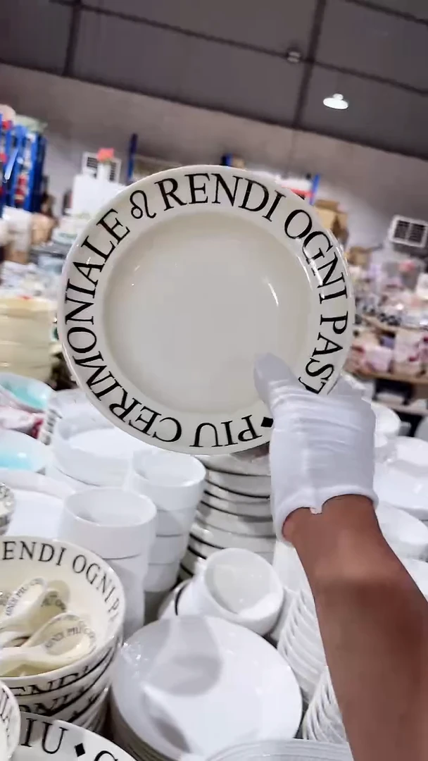 碗字母草帽深盘微瑕 凑满20元包邮