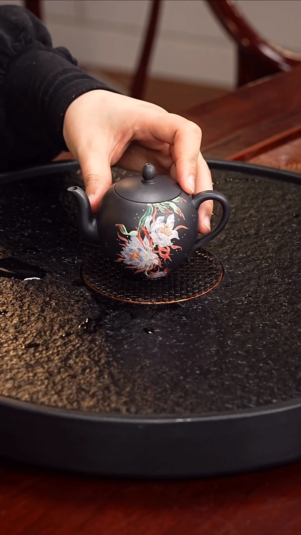 茶壶紫砂HMX 美人肩29  云雾天青 140毫升