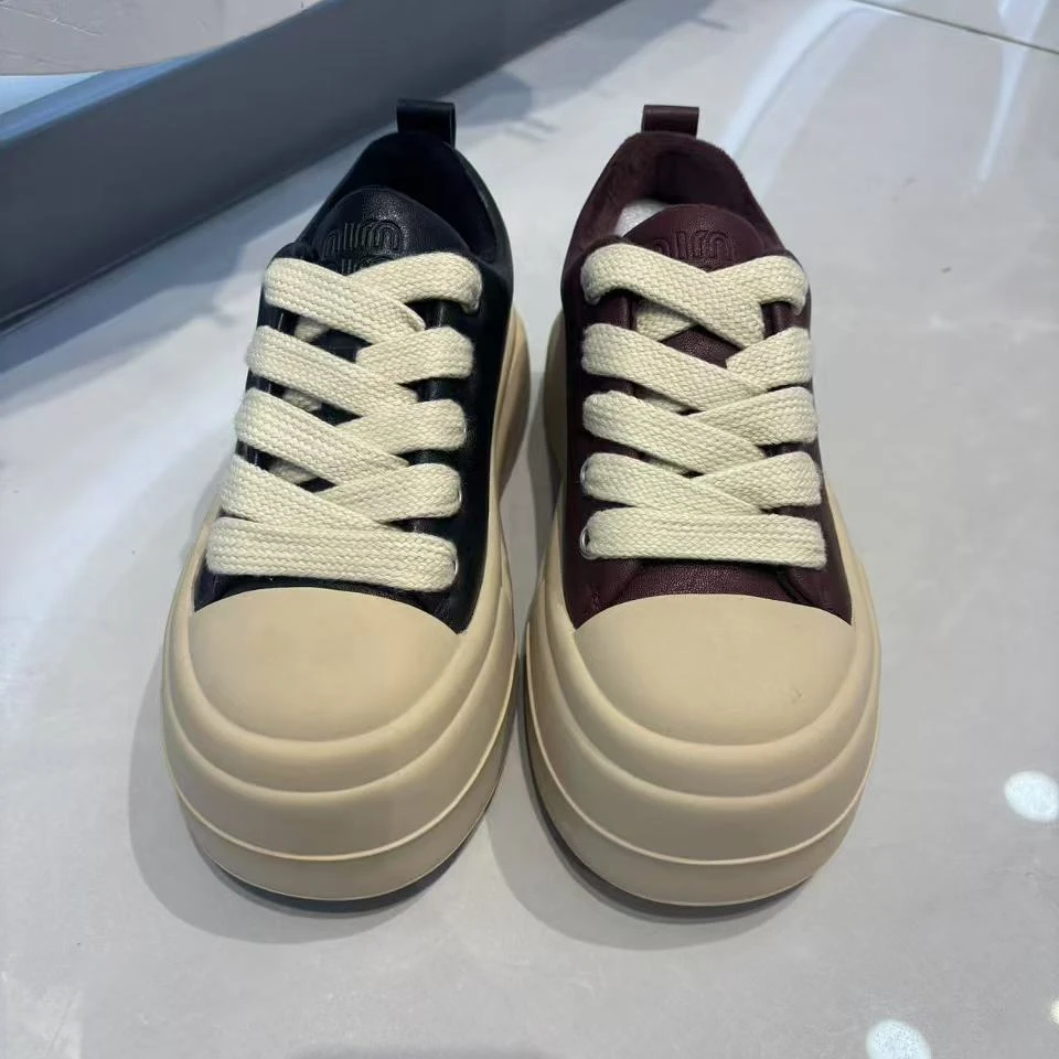 厚底增高女款休闲鞋新款板鞋软底欧洲潮牌爆款女鞋不累脚