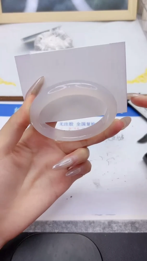 未镶嵌手镯石英质玉L165-58.4