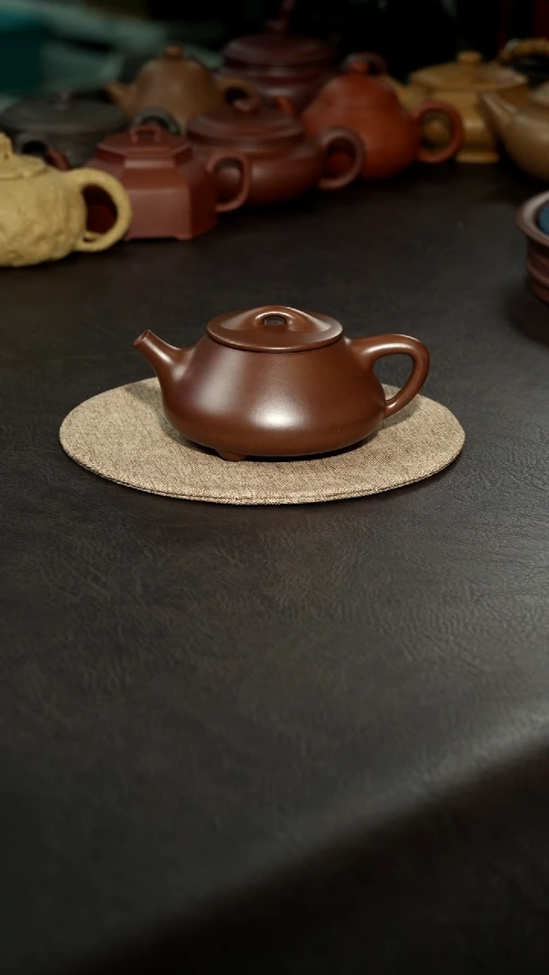 茶壶紫砂06老紫泥景舟石瓢