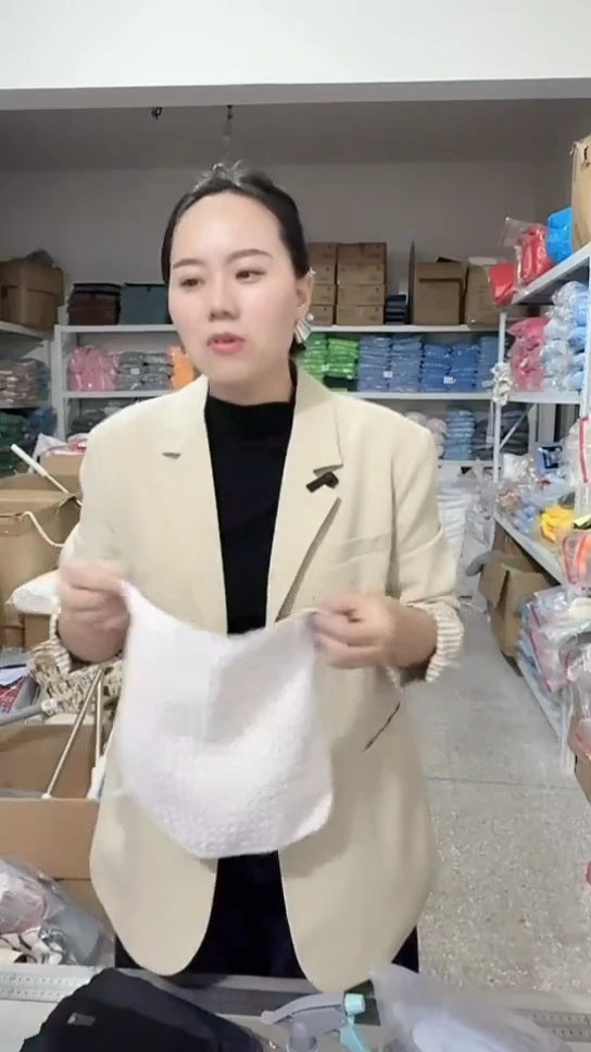 布妍雯抹布白色华夫格30*30