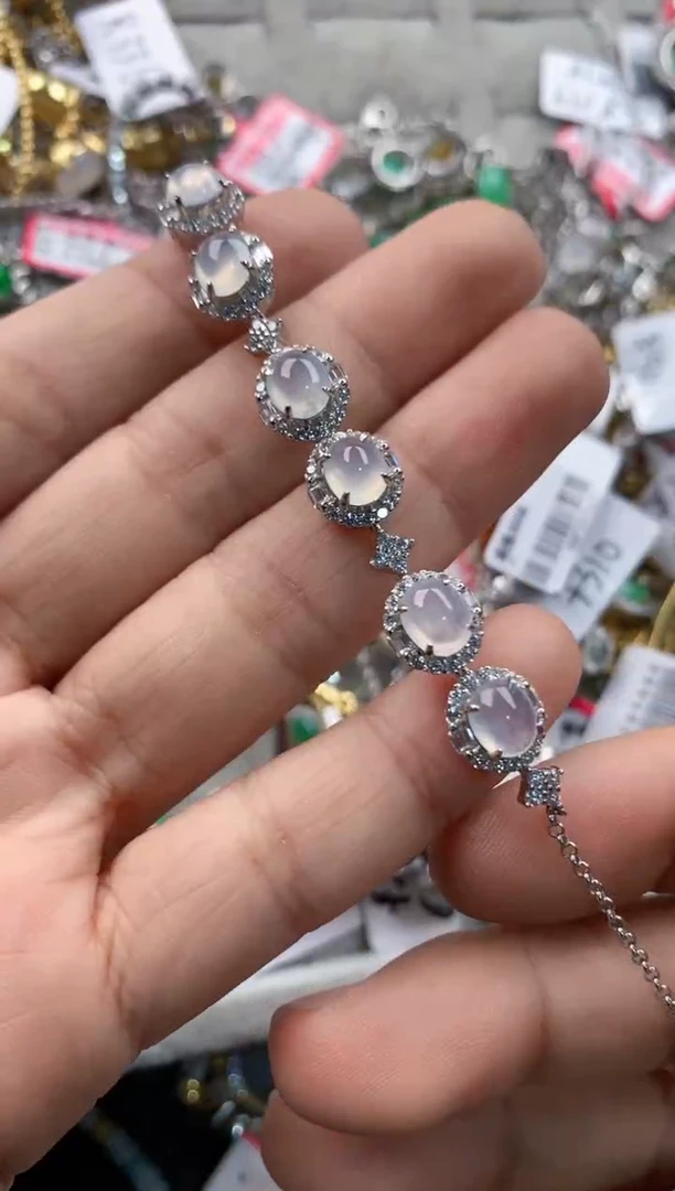 银S925镶嵌戒指翡翠888              8