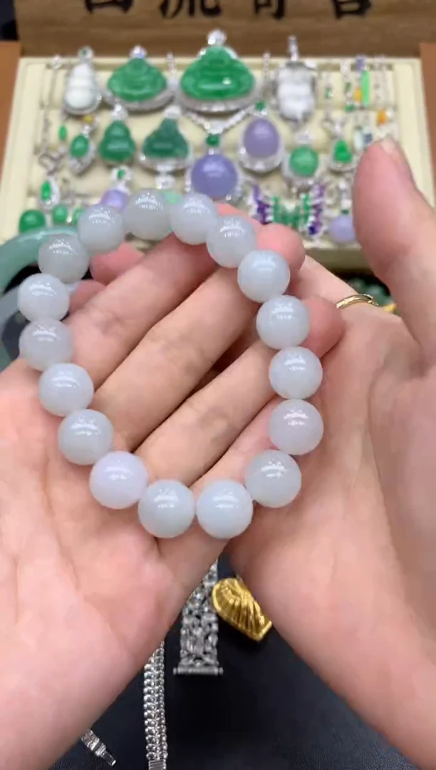未镶嵌手串翡翠116-中国好珍宝