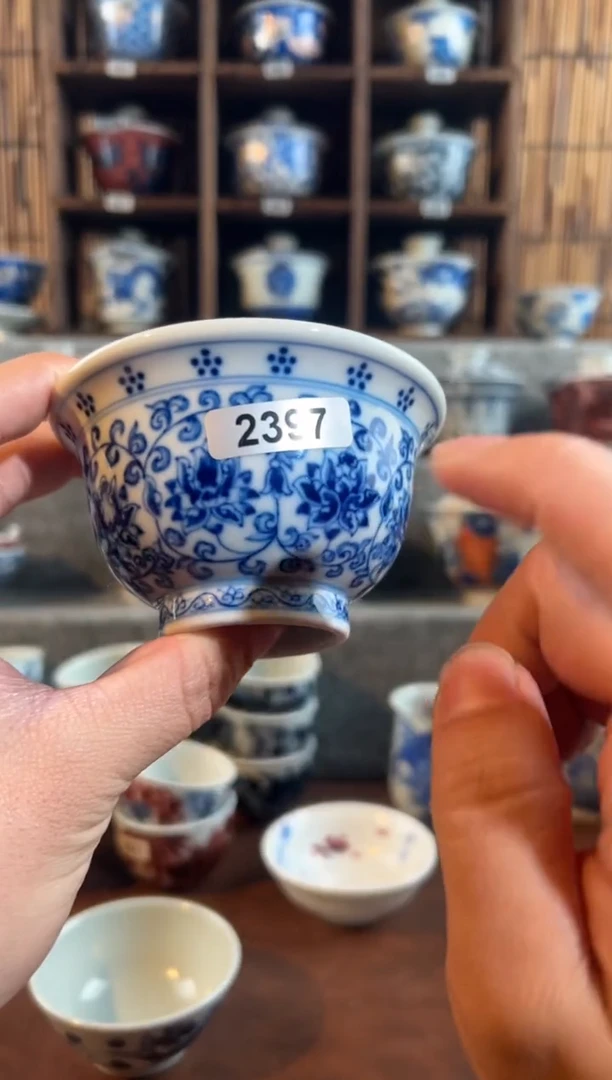 2397天禄言瓷全手绘茶器
