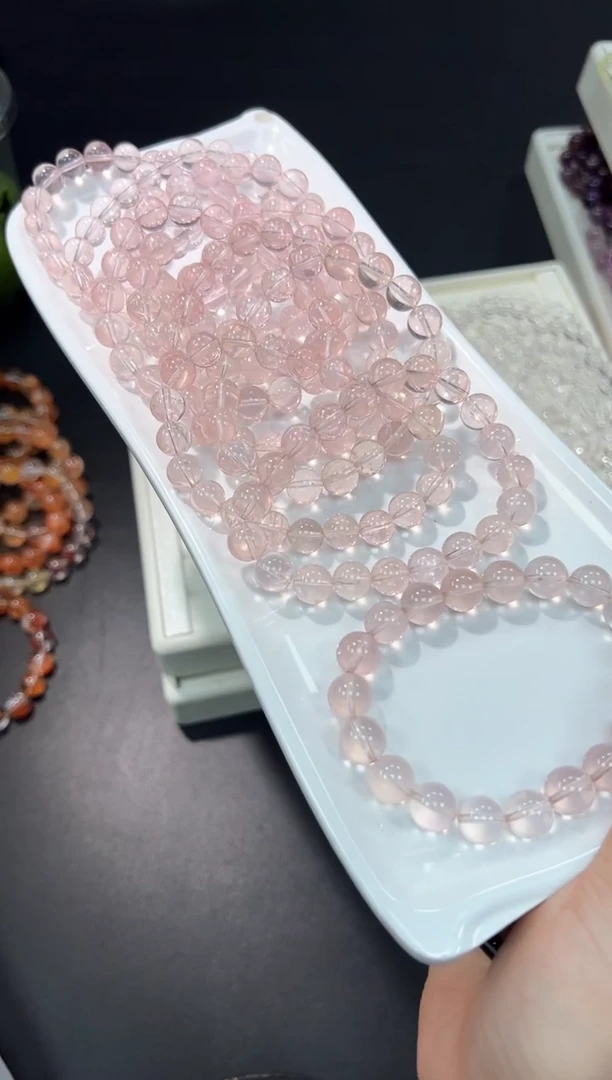 手串9mm未镶嵌水晶5b多样性发其一【1条】默认微瑕