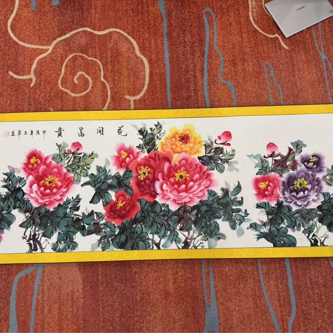 橱窗展示/传奇美术/秦玉军/宣纸国画/带证书