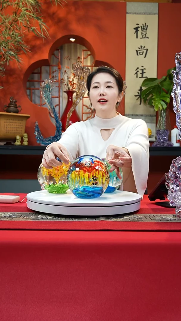 手工艺品琉璃花球