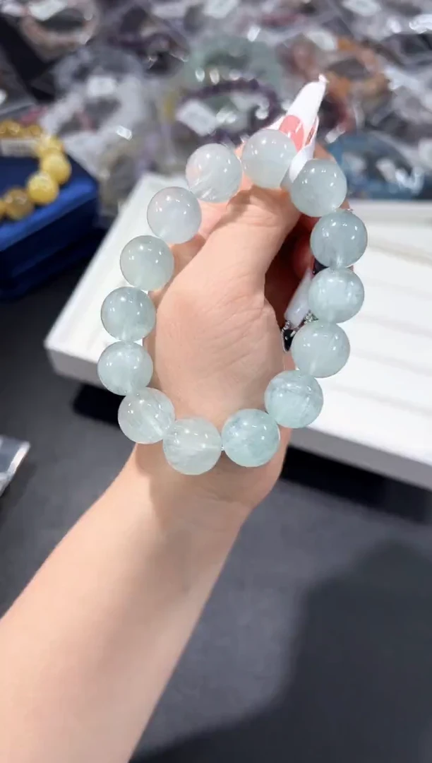 未镶嵌手链萤石83b多样性发其一【1条】默认微瑕