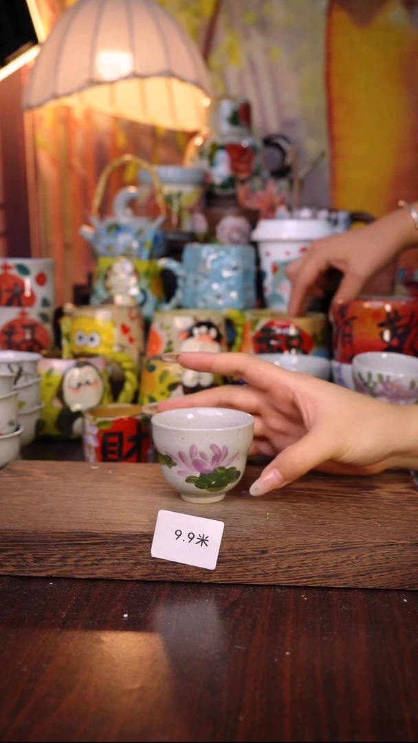 杯子泥垚手作 景德镇手工手绘陶瓷器物