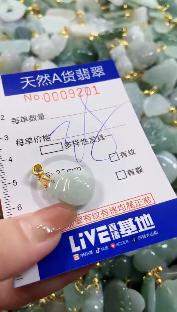 颈饰未镶嵌翡翠天然A货翡翠