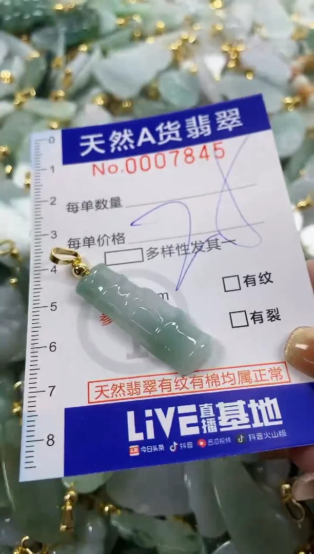 颈饰未镶嵌翡翠天然A货翡翠
