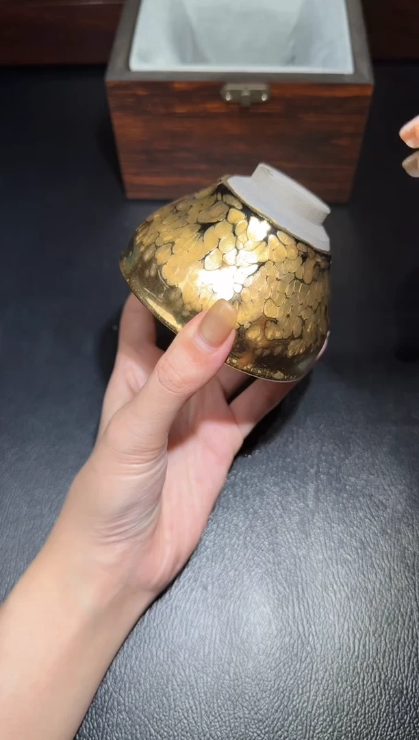 茶盏李英金油滴建盏故事100