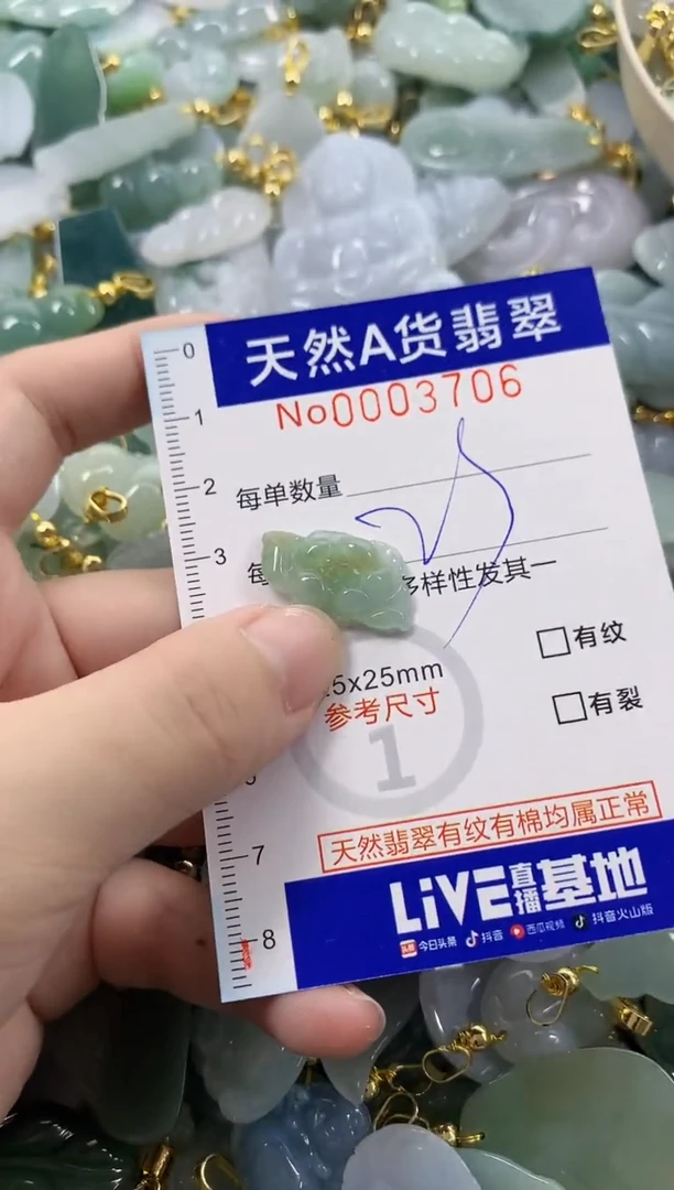 颈饰未镶嵌翡翠天然A货翡翠
