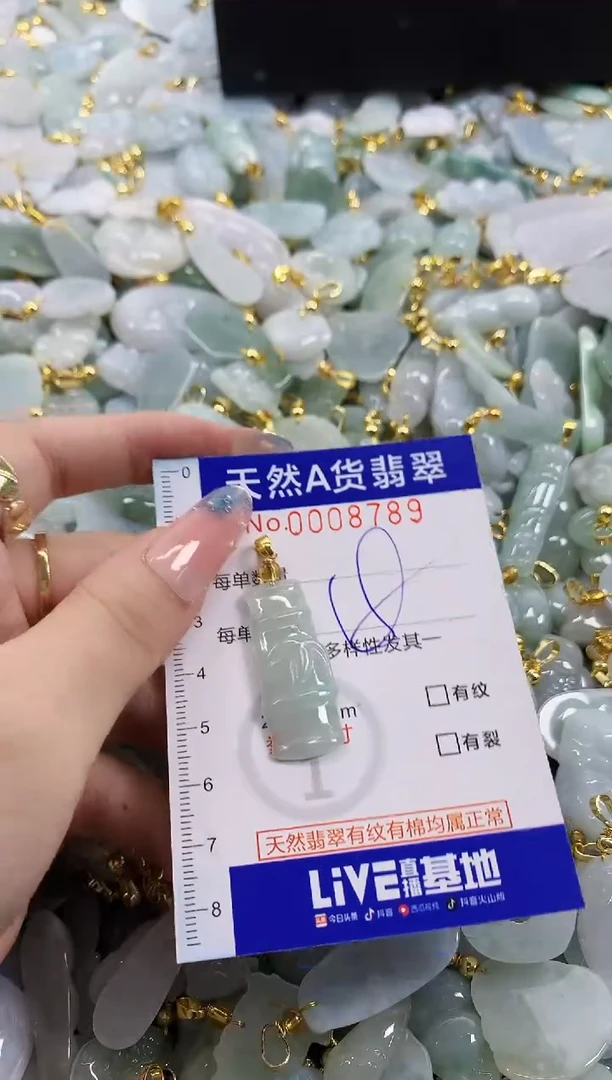 颈饰未镶嵌翡翠天然A货翡翠