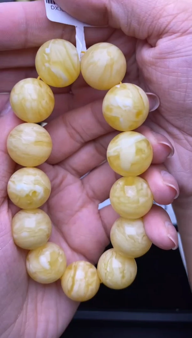 裸石琥珀未镶嵌17mm+大小姐珠宝