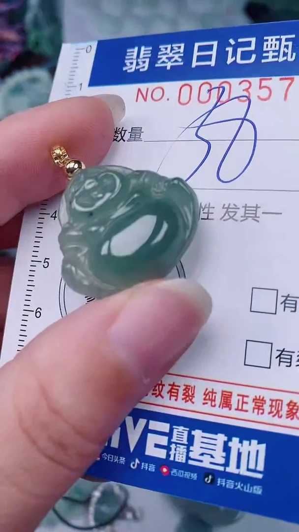 翡翠未镶嵌颈饰00003575