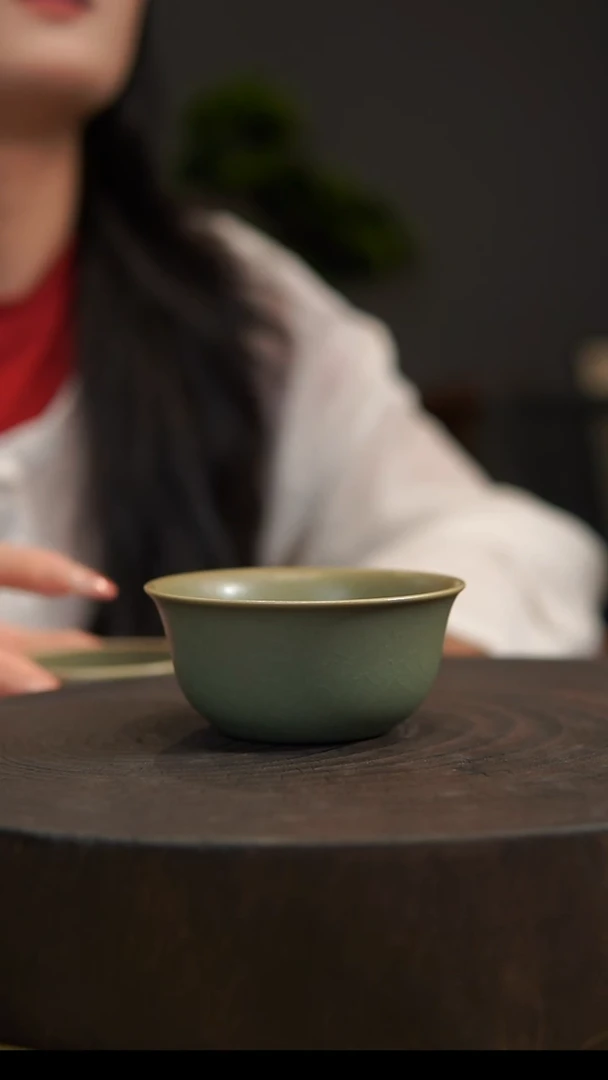 杯子鸡缸杯 汝州原产地  原矿老釉