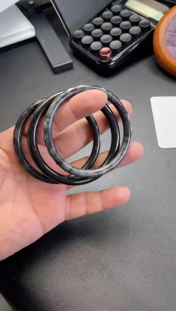 未镶嵌手镯翡翠呆*猫DDJ52515/多样性发一