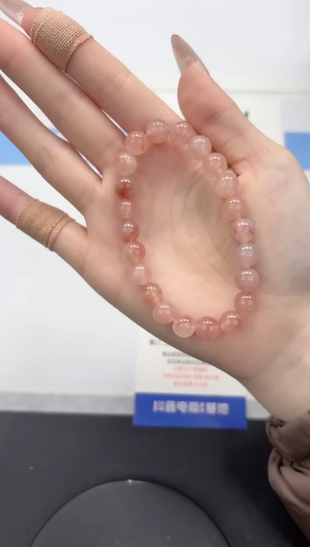 【闪购商品】石英质玉手镯未镶嵌桃花zc