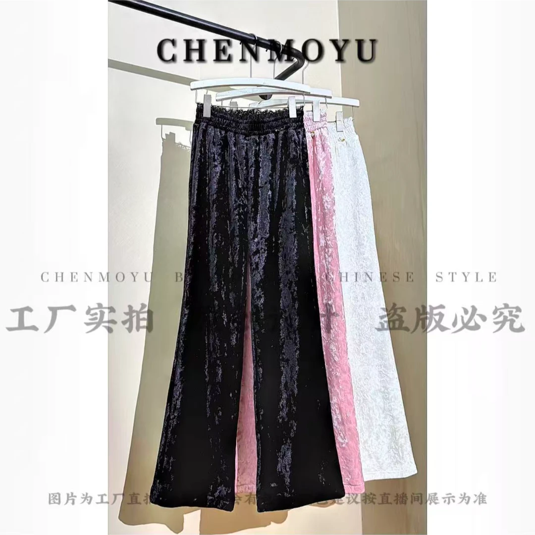 清货CHENMOYU【蕾丝花边裤】-加绒 有质感! 直通裤-25888153