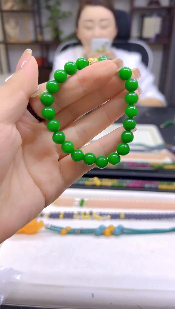 未镶嵌手链翡翠DIY款S489