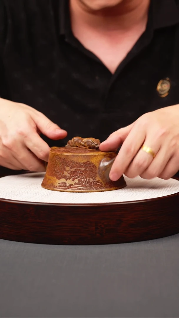 茶壶紫砂龙骨金砂卧虎藏龙