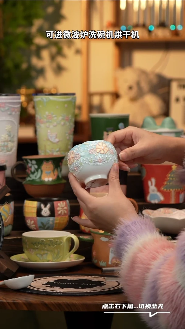 瓷片T066景德镇原创手工陶瓷