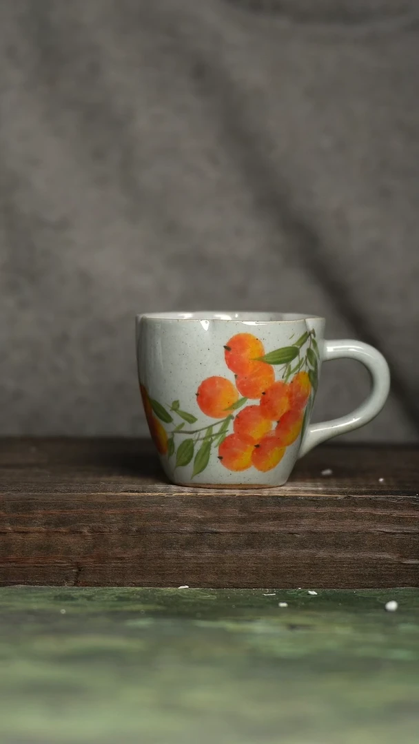 【闪购商品】杯青诗手工手绘瓷器