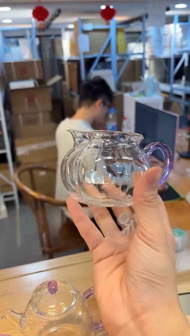 【闪购商品】禾器纳福茶海浅紫色+禾器茶巾