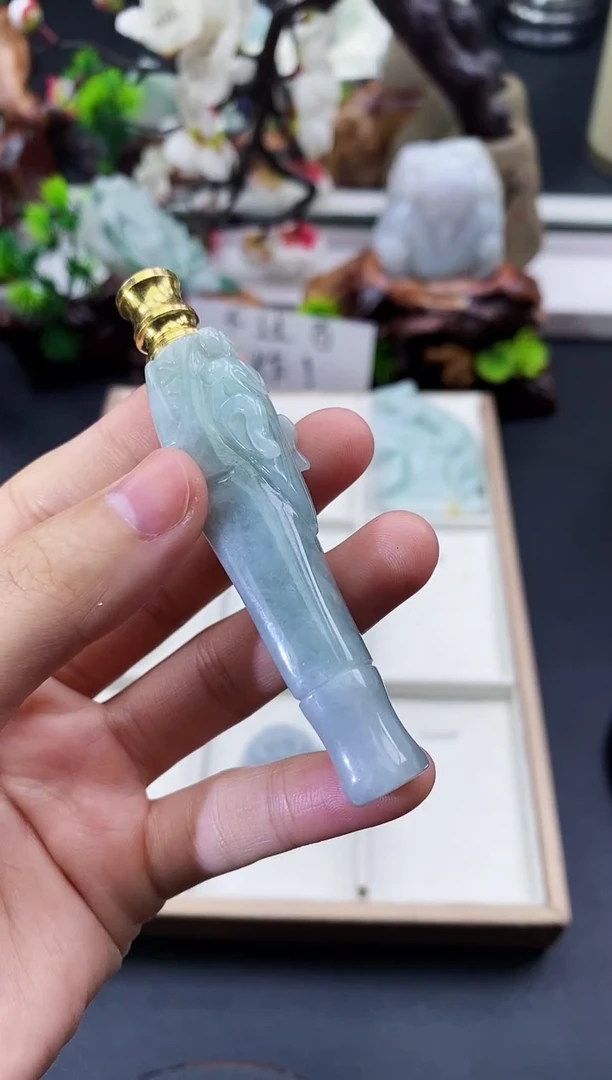 颈饰未镶嵌翡翠天然缅甸A货翡翠