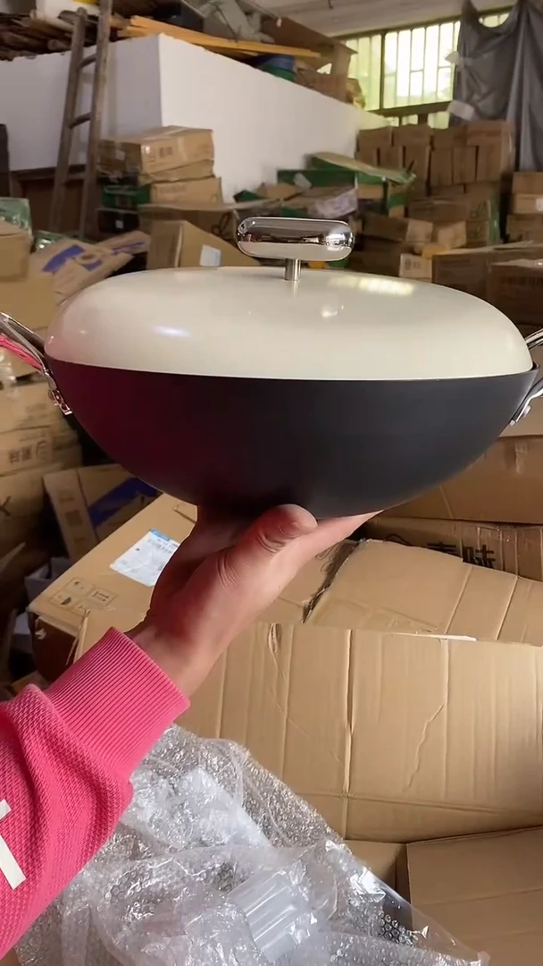 1德马克极铁锅30 鹅蛋盖有瑕疵