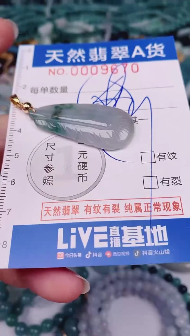 颈饰未镶嵌翡翠00009670