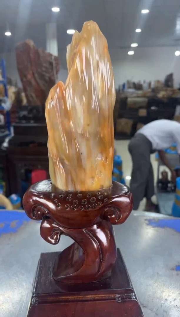 硅化玉摆件未镶嵌43