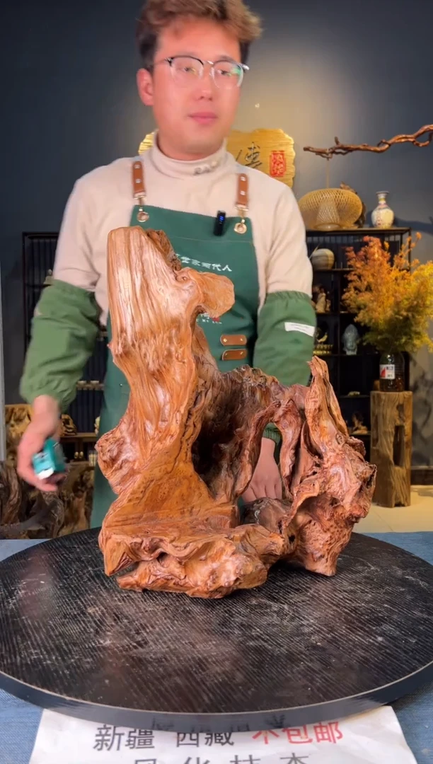 【闪购商品】木卢师傅根艺作品(不包含人物摆件）