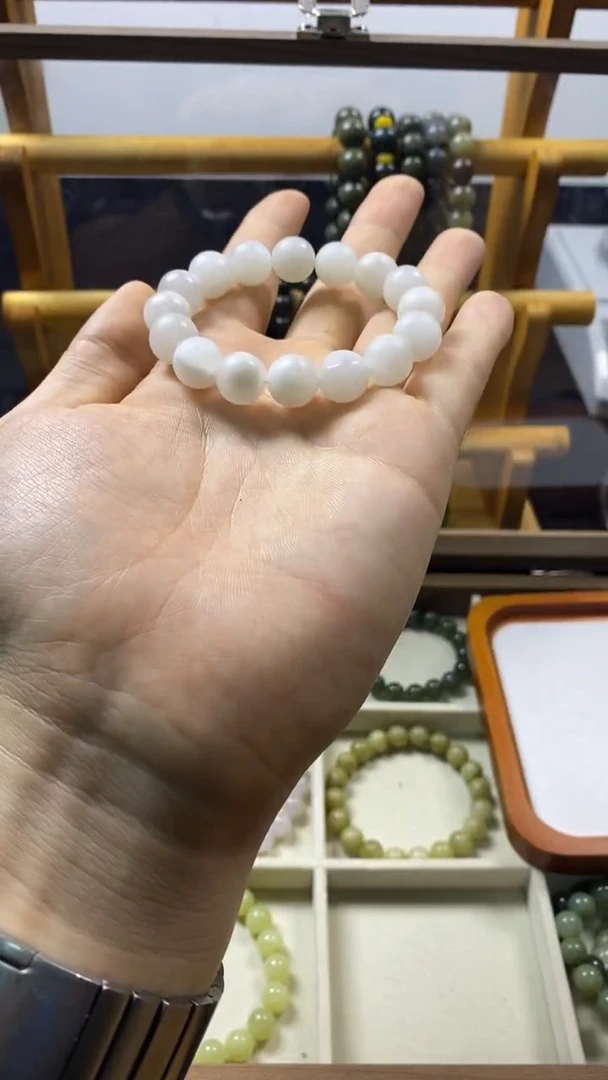 和田玉未镶嵌手串主播推荐！！11