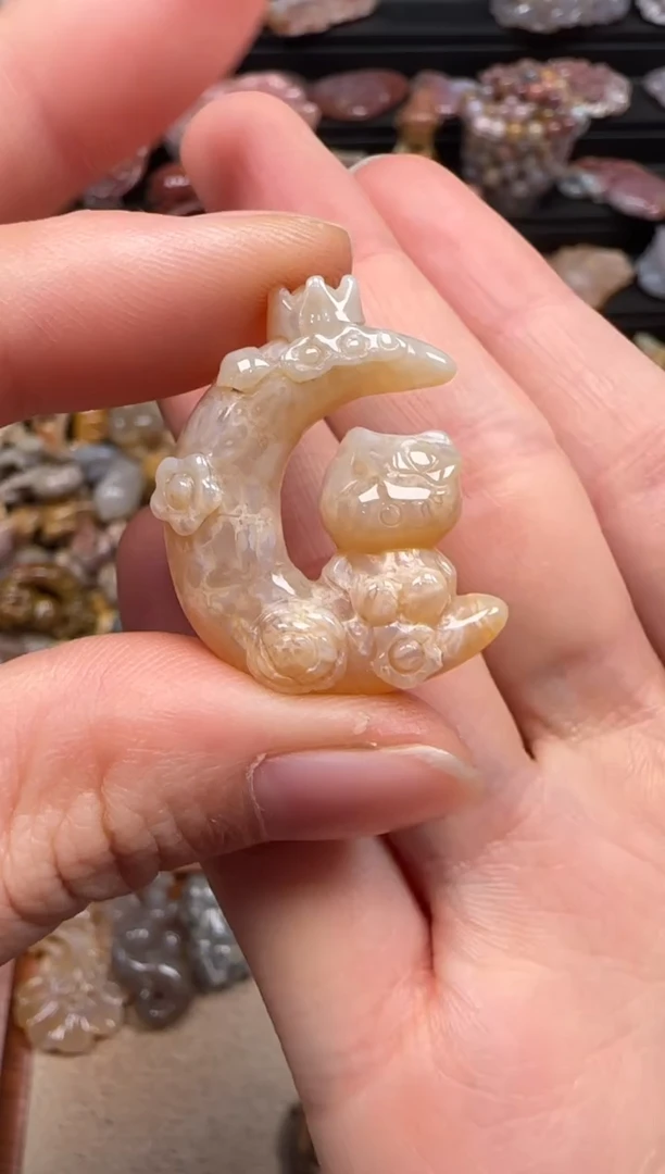 【闪购商品】硅化珊瑚（珊瑚玉）颈饰未镶嵌464