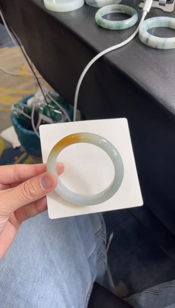 未镶嵌手镯定制翡翠七*荦手镯AJC/DZS