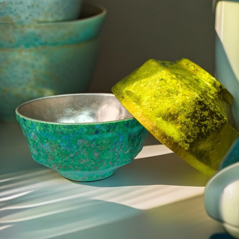 昂光纯钛钻石米饭碗350ML